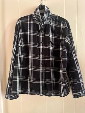 Duluth Trading Co Women's Free Swingin' Flannel Shirt XL